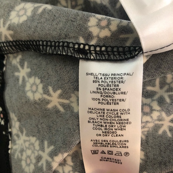 NWT LOFT Plus Long Sleeve Wrap Dress - Picture 3 of 6